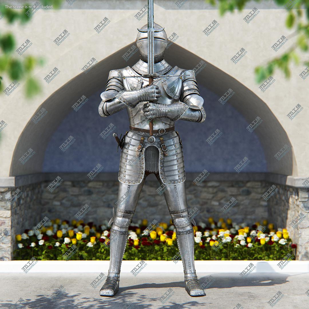 images/goods_img/20210313/Medieval Knight Plate Armor holding Zweihander 3D/2.jpg